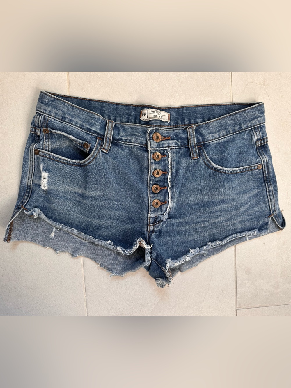 Free People Denim Shorts